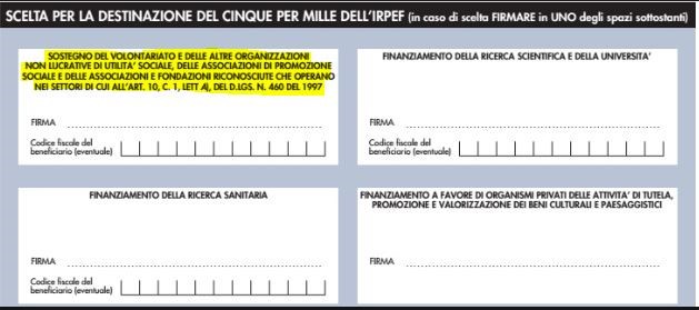 5×1000 anno 2015 – Un Filo per la Vita